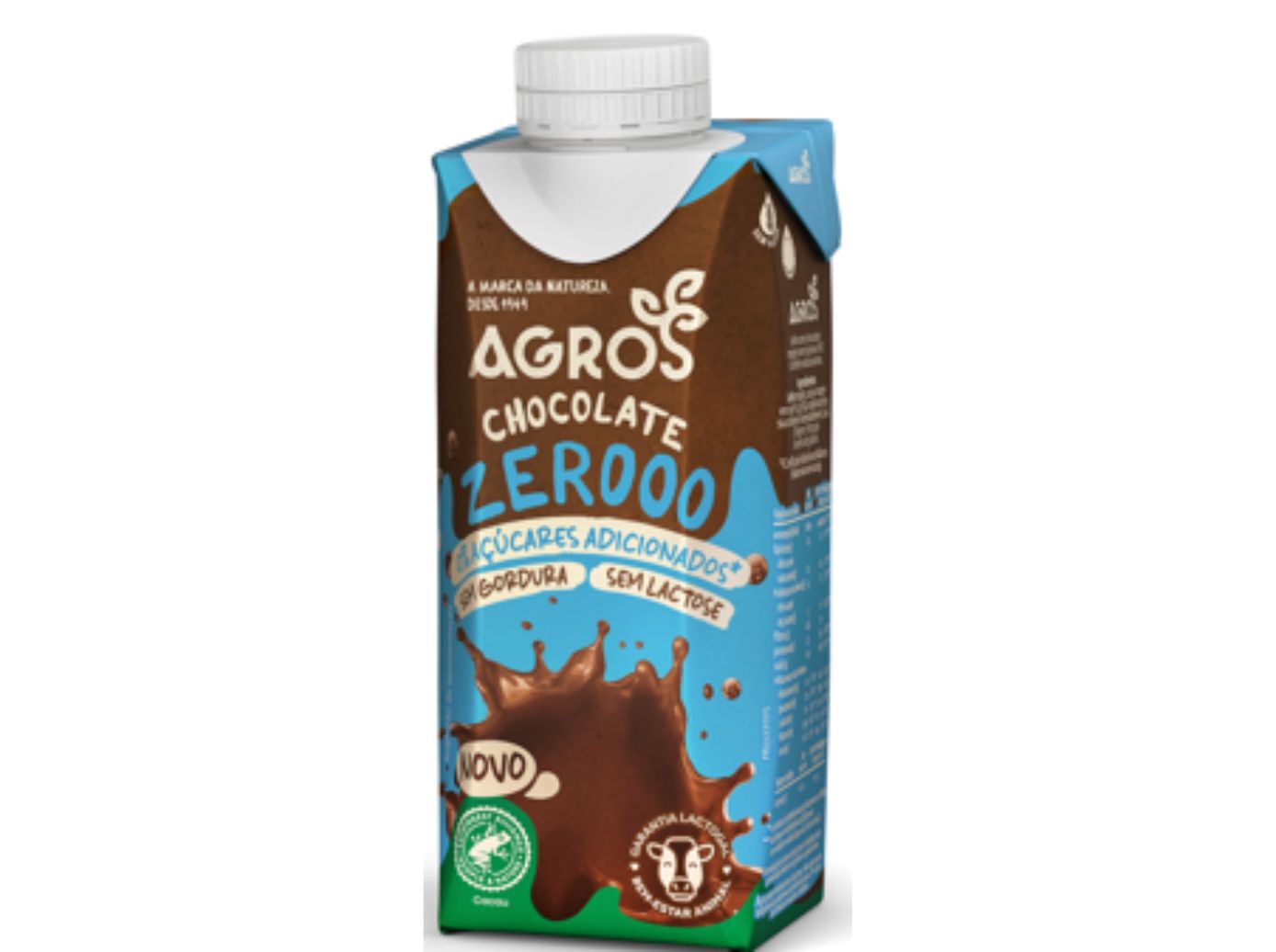 LEITE COM CHOCOLATE AGROS MAGRO SEM LACTOSE 250 ML image number 0