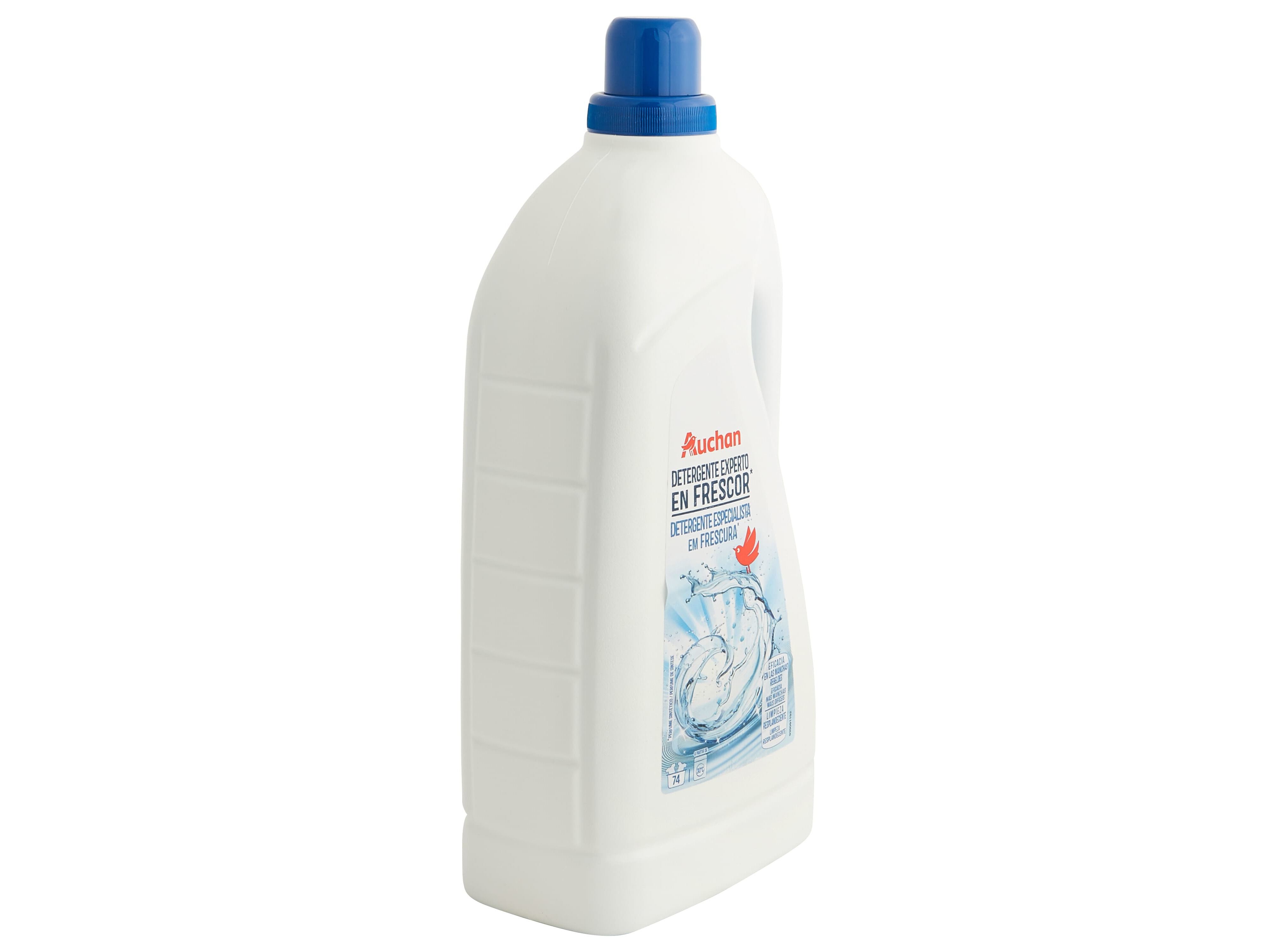 DETERGENTE ROUPA M&Aacute;QUINA L&Iacute;QUIDO AUCHAN FRESCURA 74 DOSES image number 1