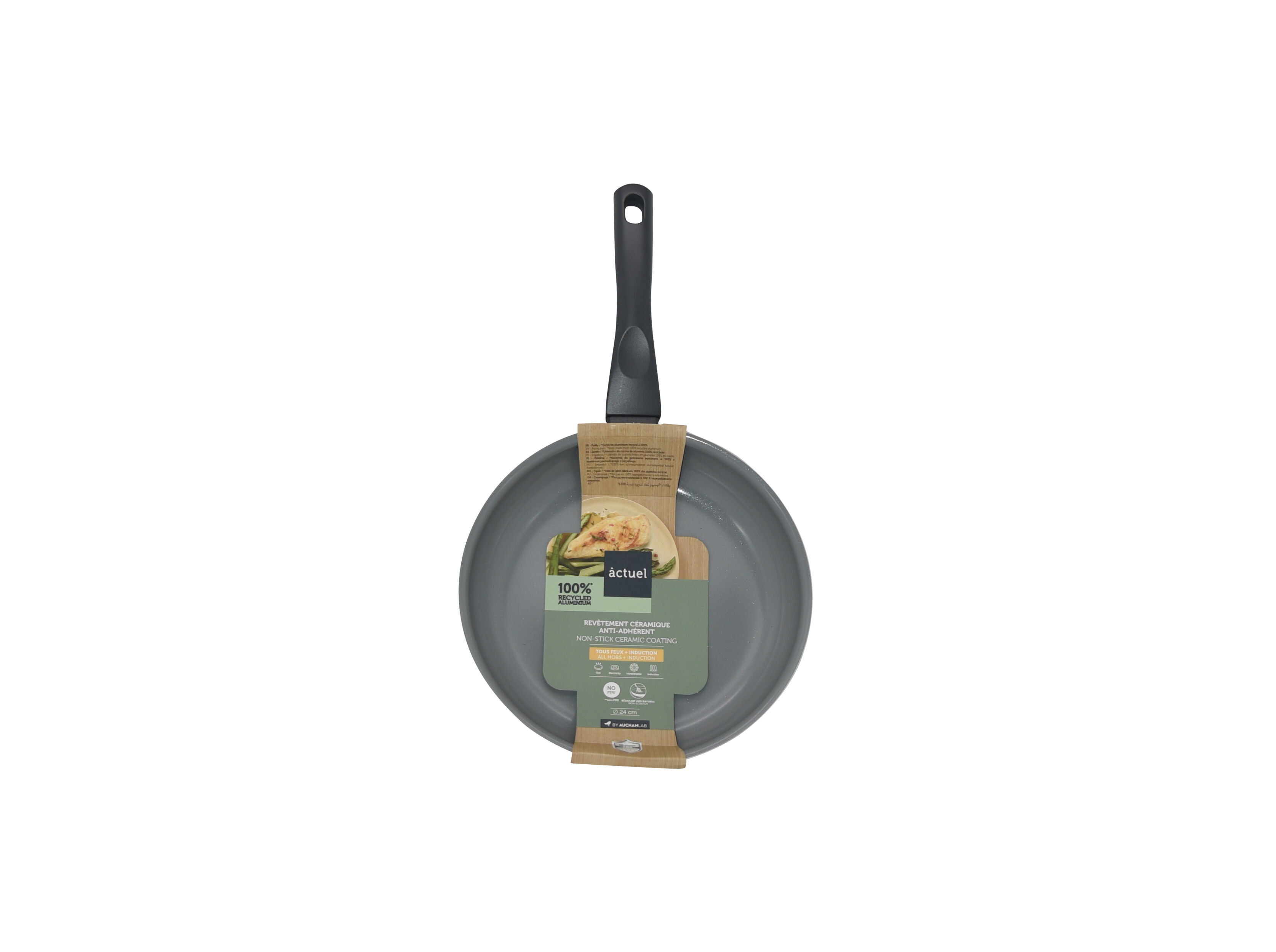 FRIGIDEIRA REVESTIMENTO CER&Acirc;MICO ACTUEL ALUM&Iacute;NIO RECICLADO 24CM image number 1