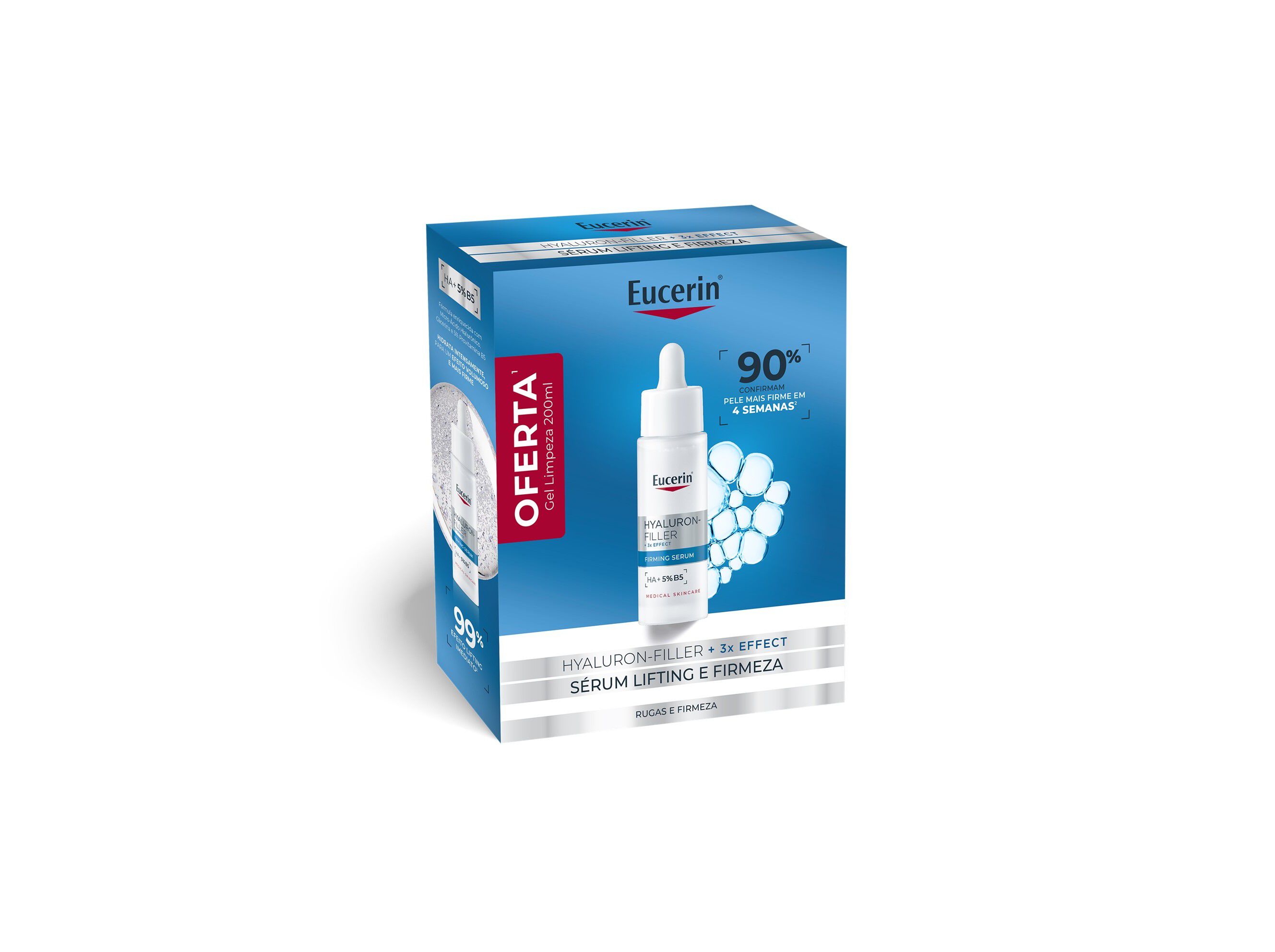 PACK ANTI IDADE EUCERIN SERUM HF FIRMING B5 30ML + OFERTA GEL LIMPEZA 200ML image number 0