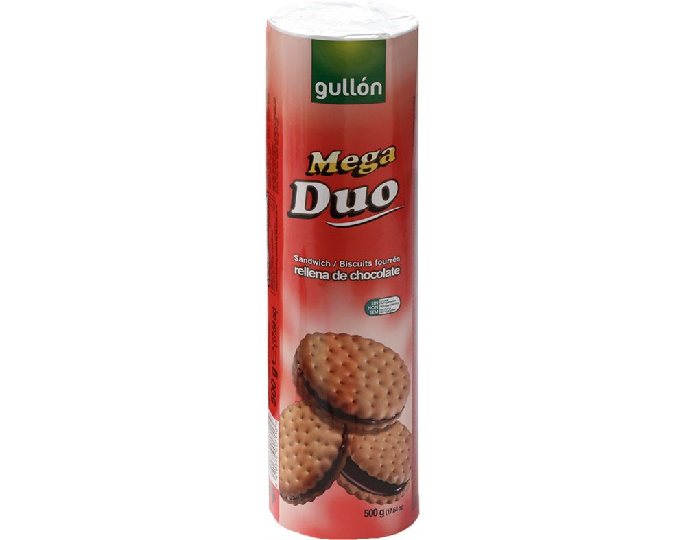 BOLACHA GULLON MEGA DUO 500G image number 0