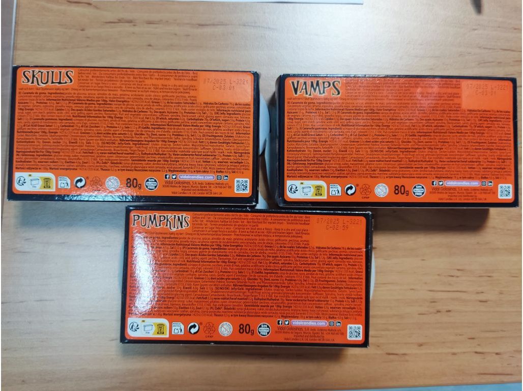 GOMAS VIDAL HALLOWEEN MIX BOX 80G image number 4
