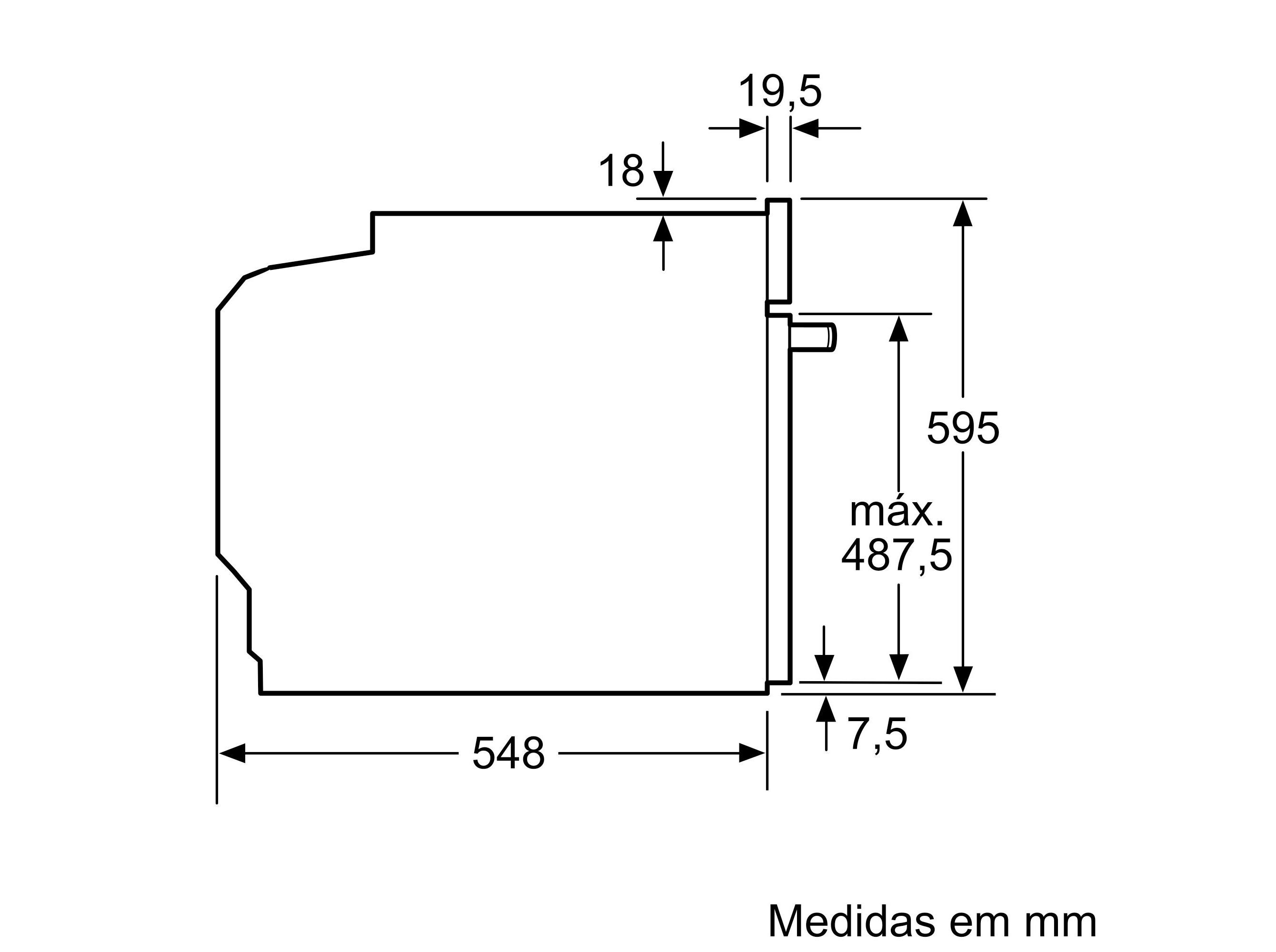 FORNO MULTIFUN&Ccedil;&Otilde;ES BOSCH HBG7742B1 PIROLITICO A+ 71L 3600W image number 6