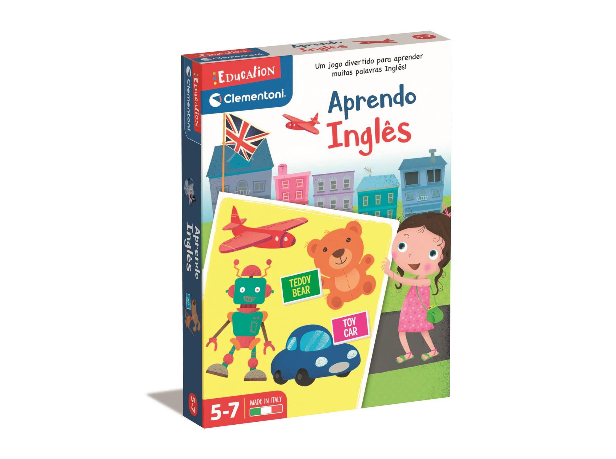 JOGO APRENDO INGL&Ecirc;S CLEMENTONI