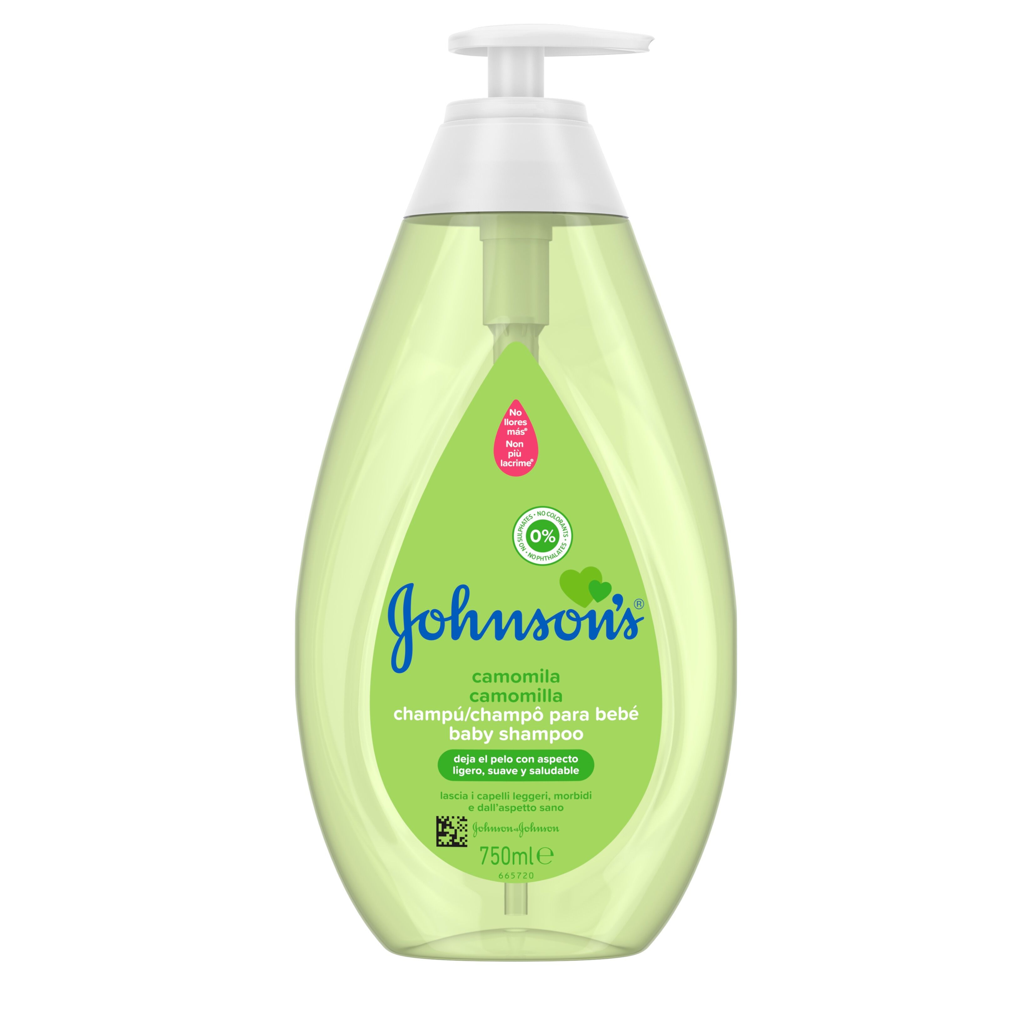 CHAMP&Ocirc; JOHNSON'S BABY CAMOMILA 750ML