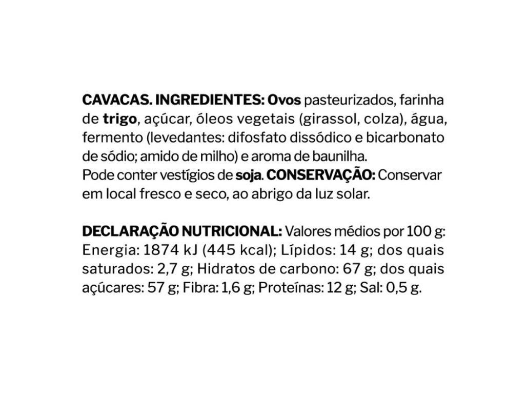 CAVACAS DE POMBAL 90G image number 1