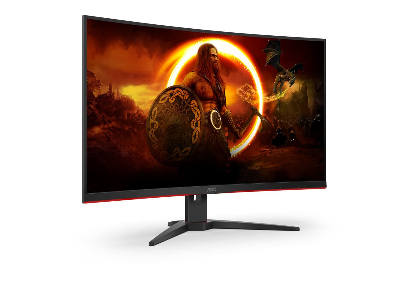 MONITOR GAMING AOC C32G2ZE/BK (31.5" FHD 240HZ 1MS) image number 1