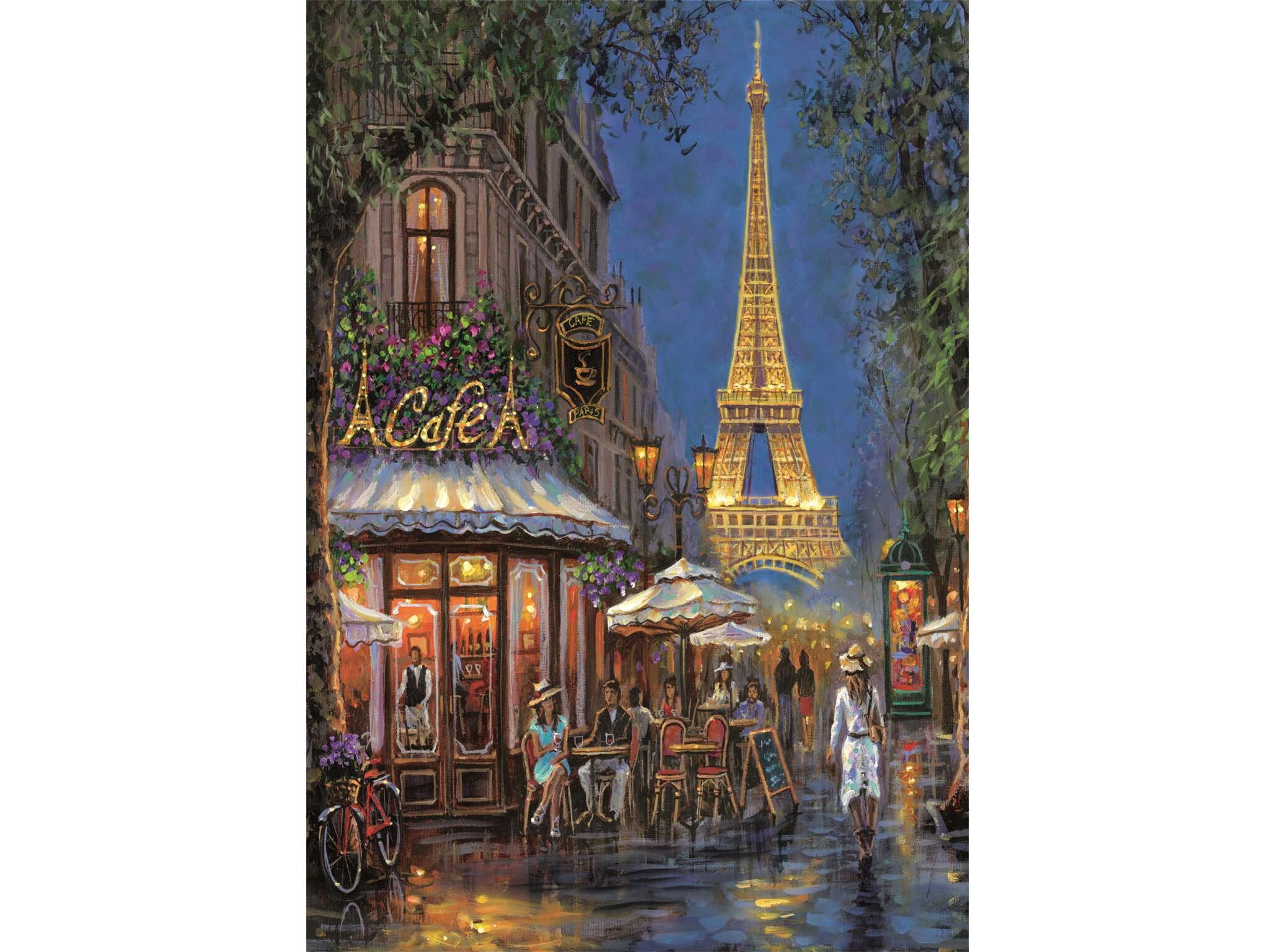 PUZZLE EIFFEL CAF&Eacute; CLEMENTONI 500 PE&Ccedil;AS image number 1