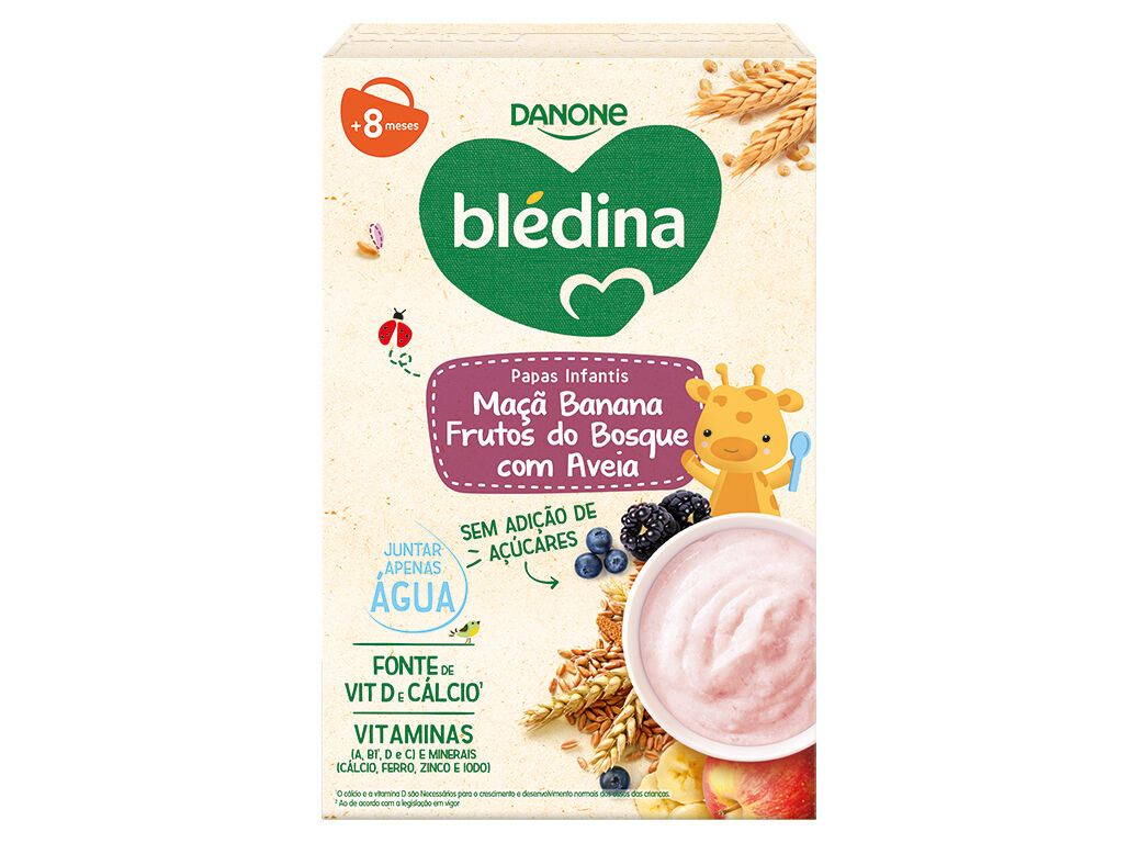 FARINHA L&Aacute;CTEA BLEDINA MA&Ccedil;A BANANA FRUTOS BOSQUE 200G image number 0