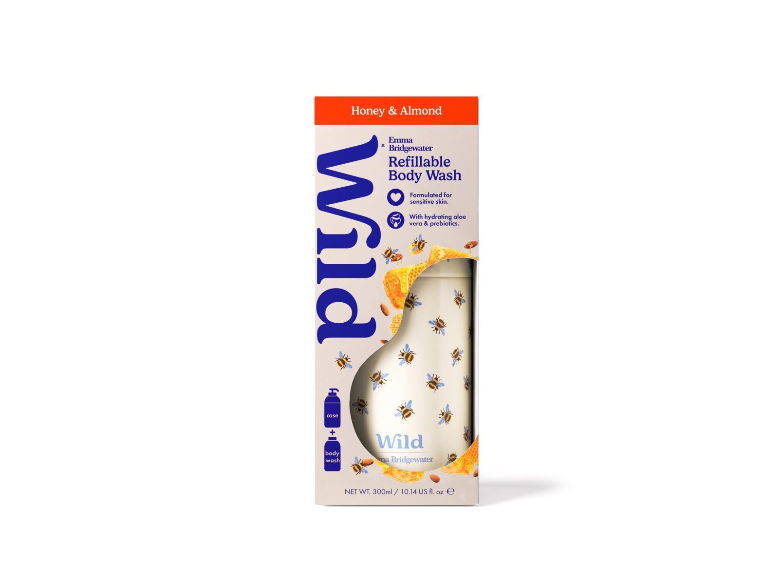 KIT GEL BANHO WILD MEL AM&Ecirc;NDOA 300ML image number 1