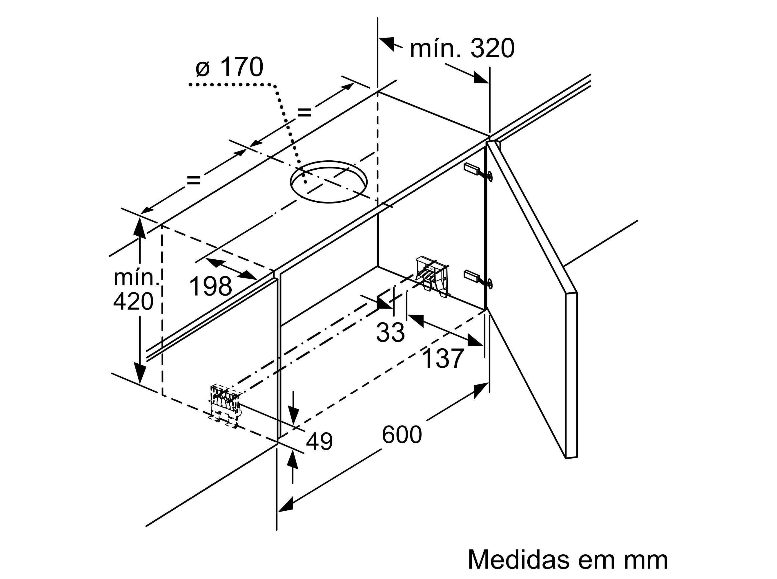 EXAUSTOR DE ENCASTRE BOSCH DFS067K51 S&Eacute;RIE 8 A 717 M3/H image number 5