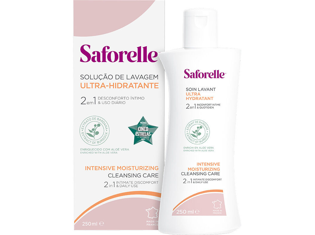 SOLU&Ccedil;&Atilde;O SAFORELLE LAVAGEM ULTRA HIDRA 250ML