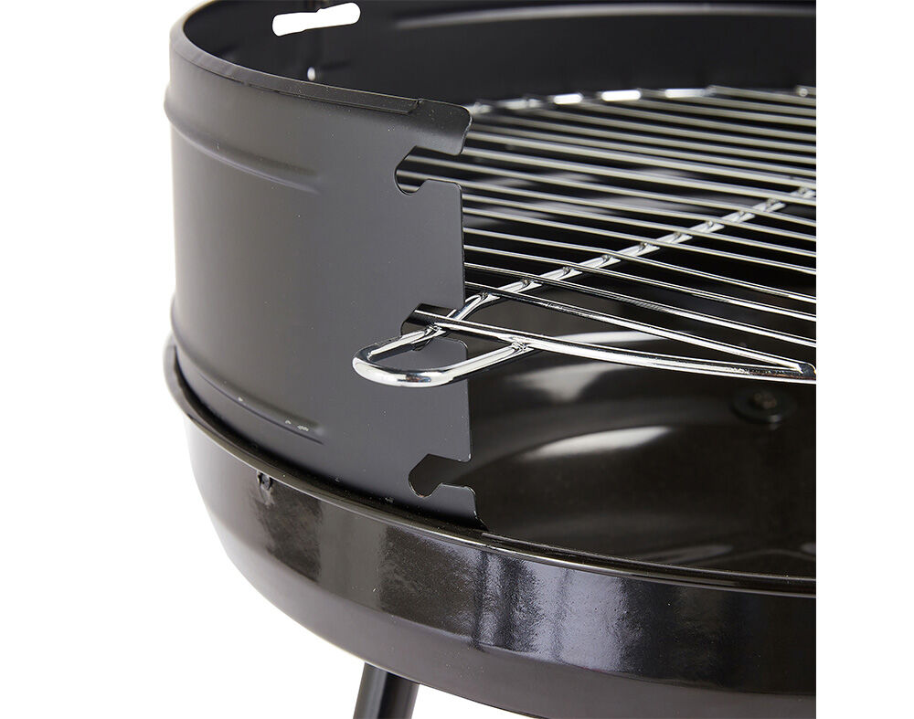 BARBECUE A CARV&Atilde;O COM RODAS GARDENSTAR PRETO image number 2