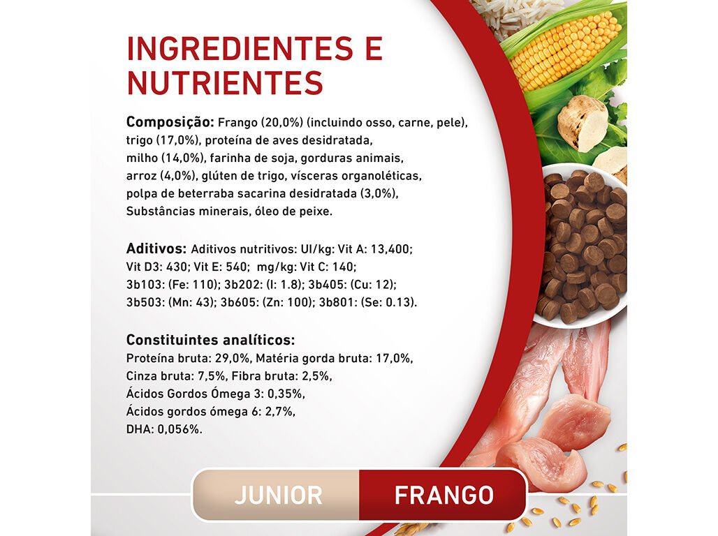 RA&Ccedil;&Atilde;O PARA C&Atilde;O PURINA ONE J&Uacute;NIOR COM FRANGO 2.5KG image number 6