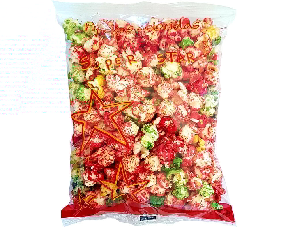 PIPOCAS SUPER STAR PACOTE COLORIDAS 150G image number 0