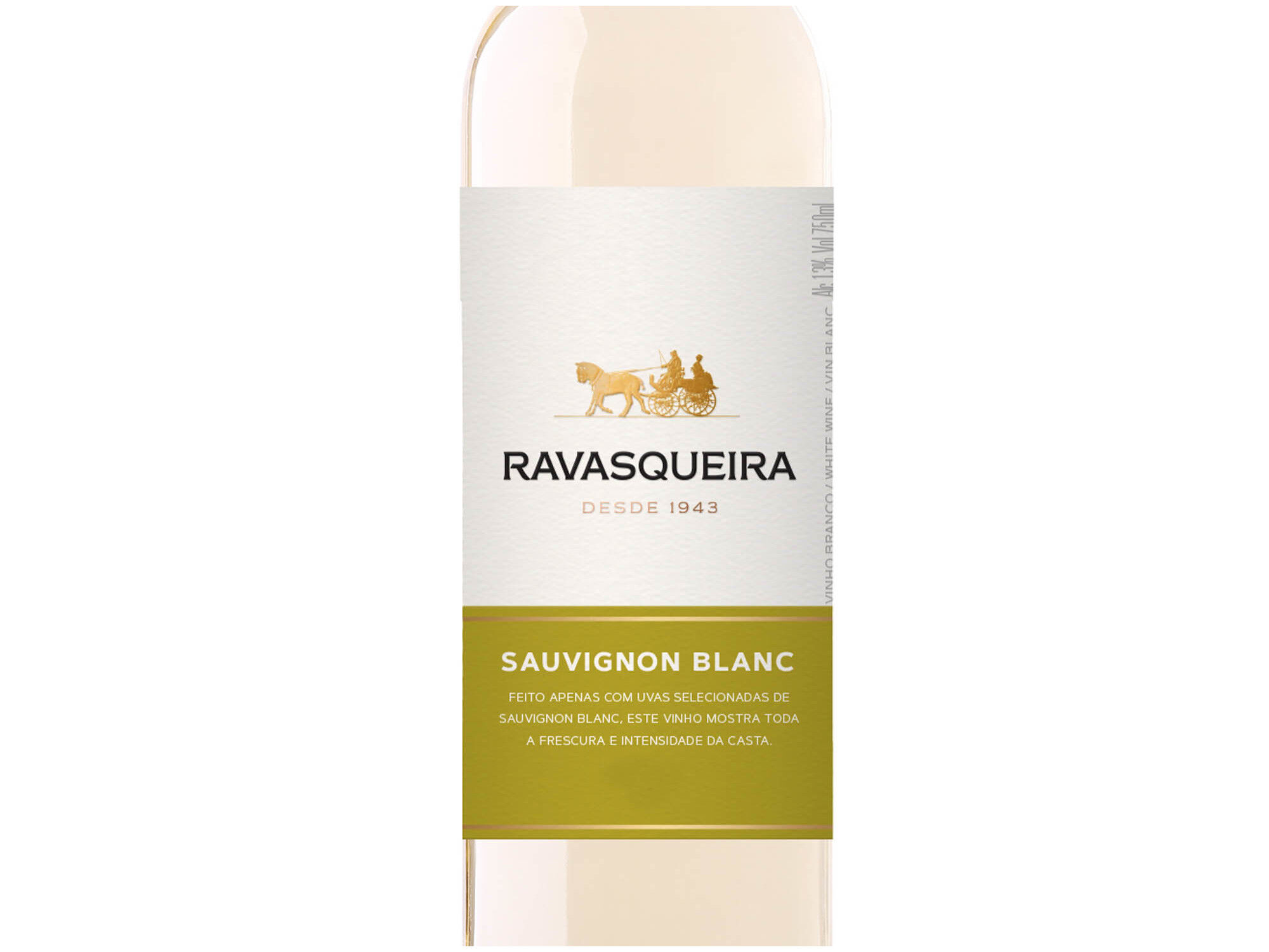 VINHO BRANCO MONTE RAVASQUEIRA SAUVIGNON BLANC 0.75L image number 1