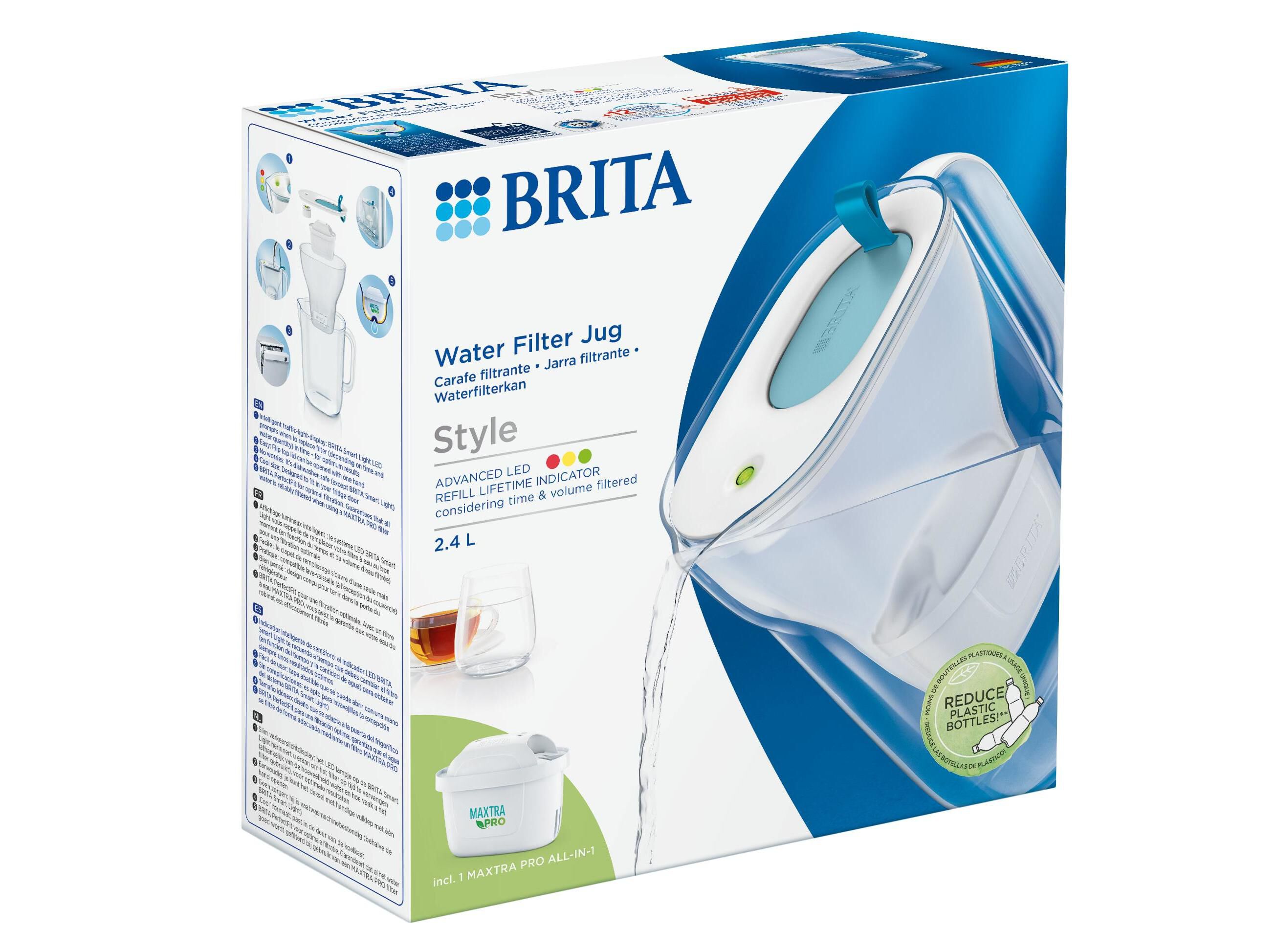 JARRO STYLE BRITA COM 3 FILTROS 2.4L