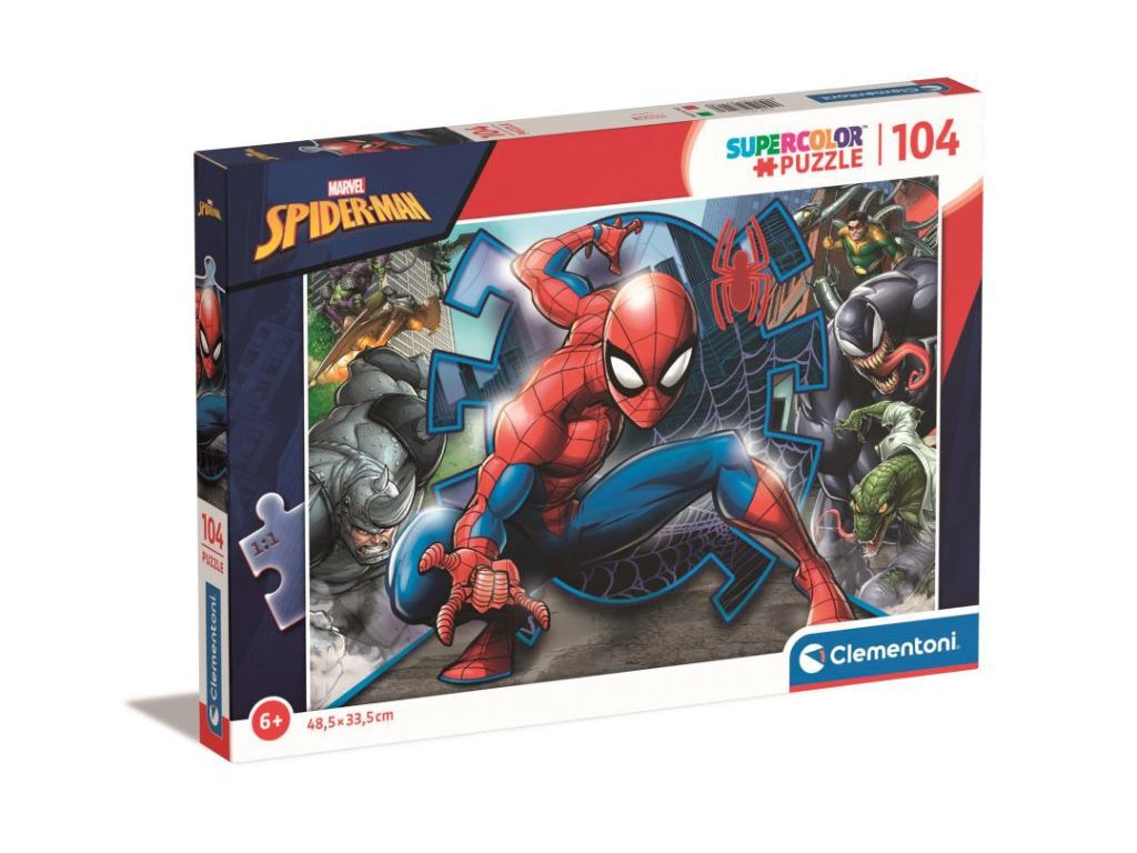 PUZZLE SPIDERMAN CLEMENTONI 104 PE&Ccedil;AS