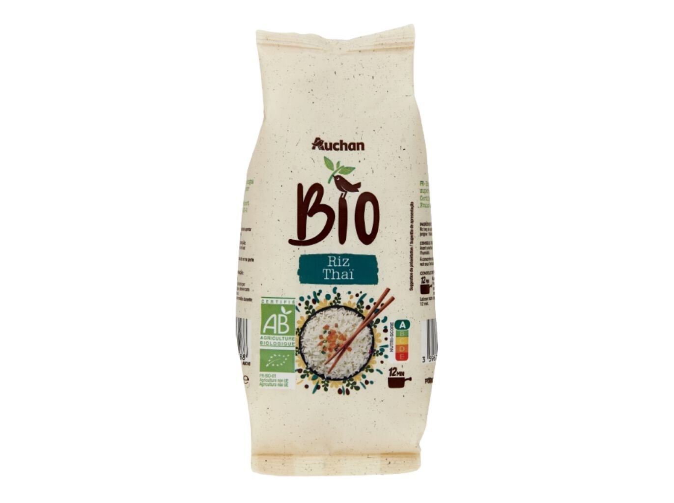 ARROZ AUCHAN BIO THAI 500G