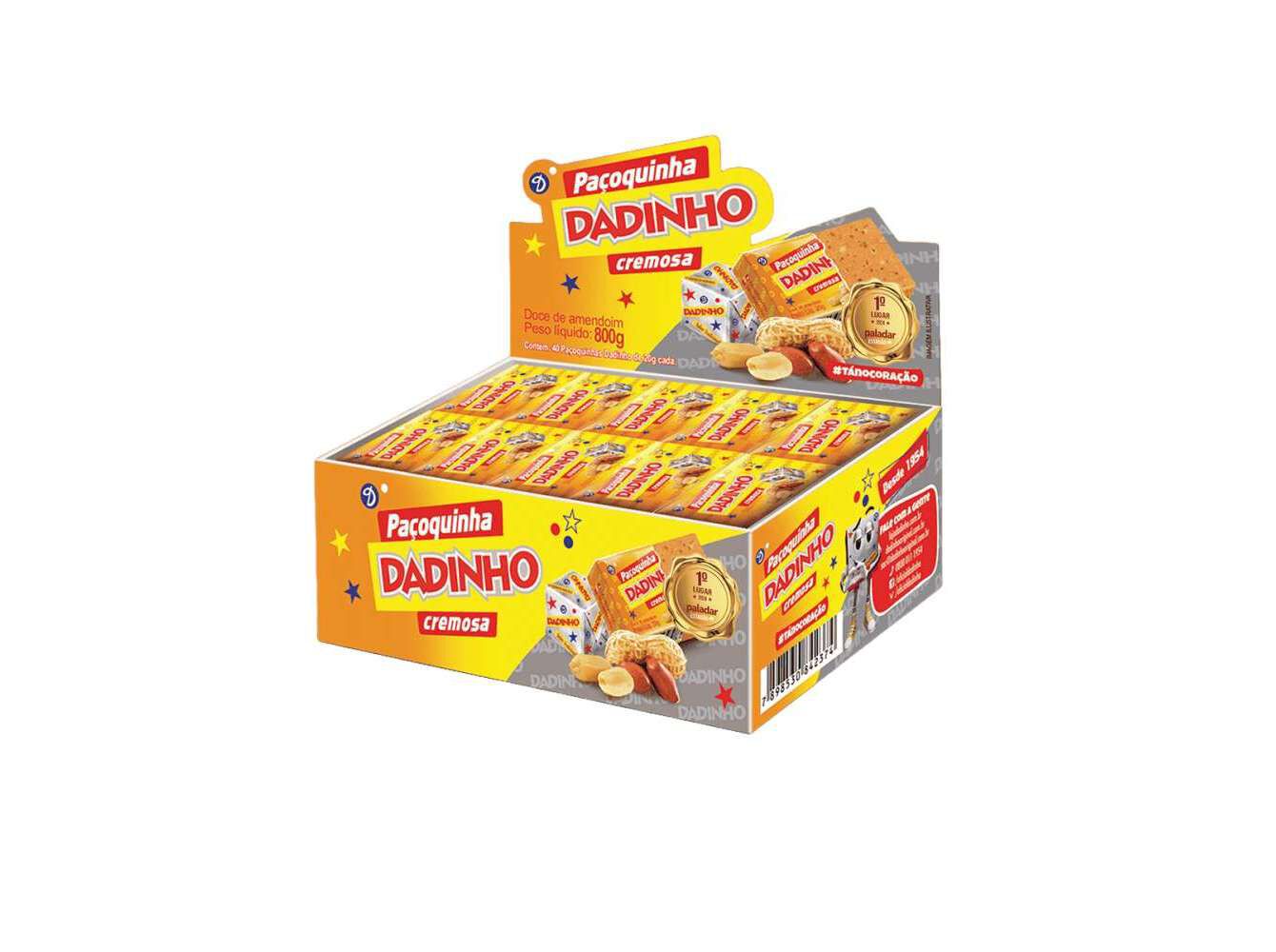 PA&Ccedil;OCA DADINHO POTE 800G (40UNX20G) image number 1