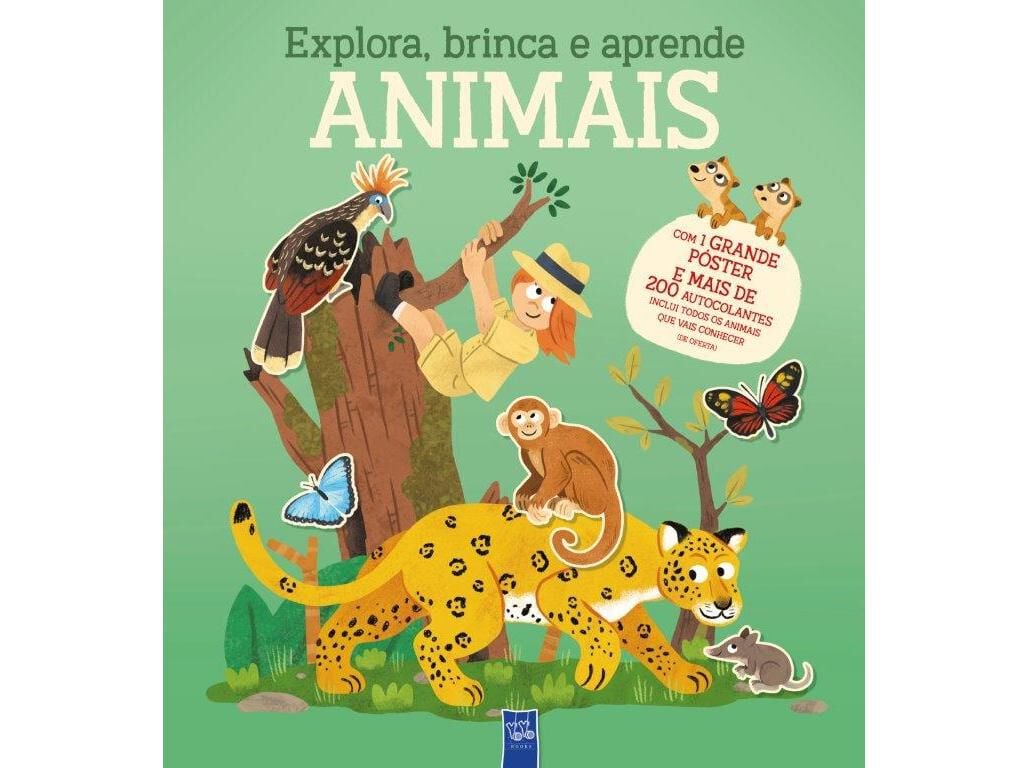 Yoyo Studios Livro Explora Brinca Aprende - Animais