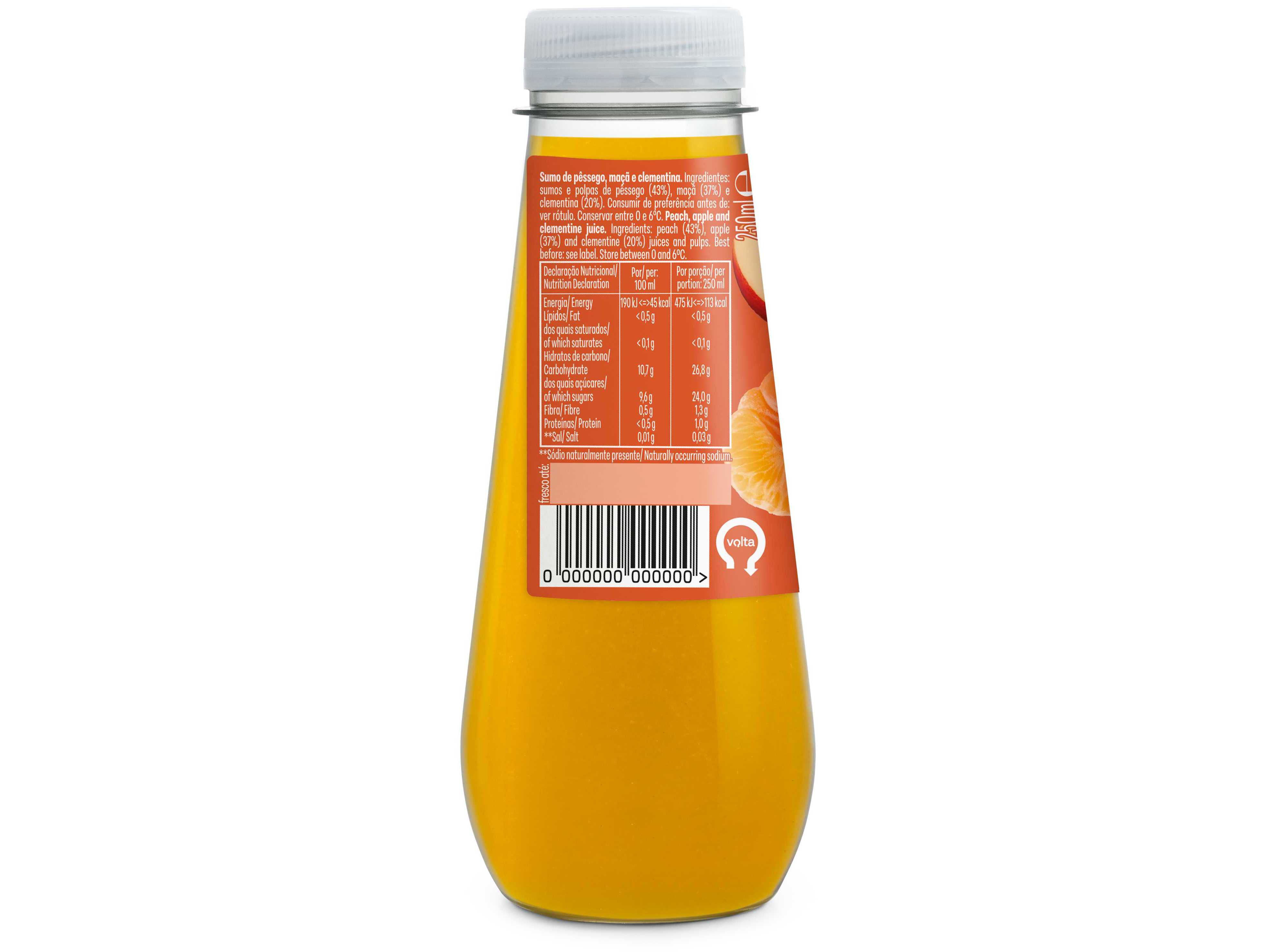 SUMO COMPAL FRESCO PESSEGO CLEM 0.25L (SDR) image number 1