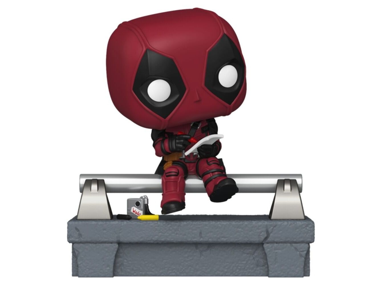 FIGURA POP! FUNKO DEADPOOL- DEADPOOL ON BRIDGE image number 1