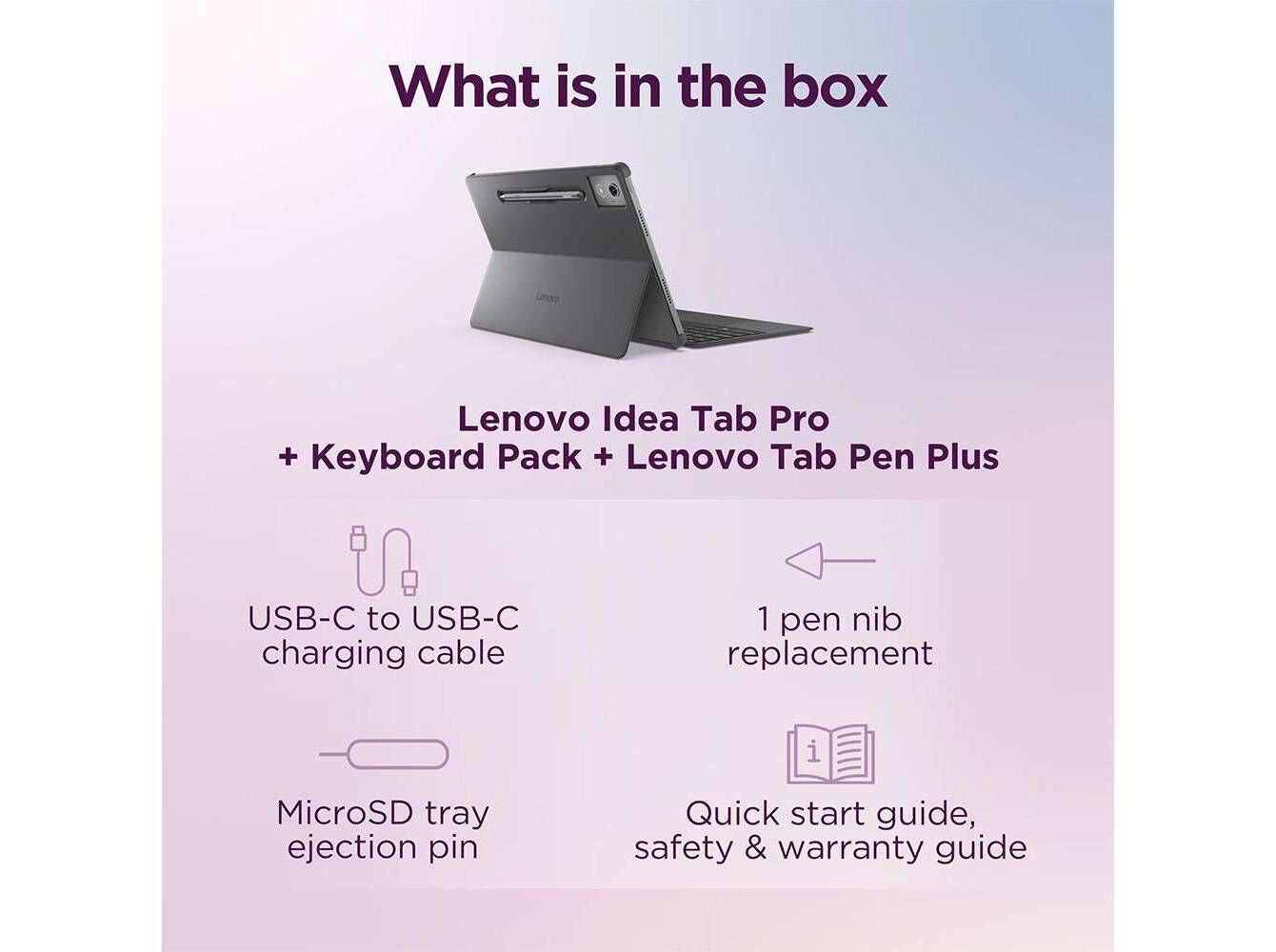 TABLET LENOVO PEN+KEYB CINZA PRO 12.7" 8/256GB image number 8