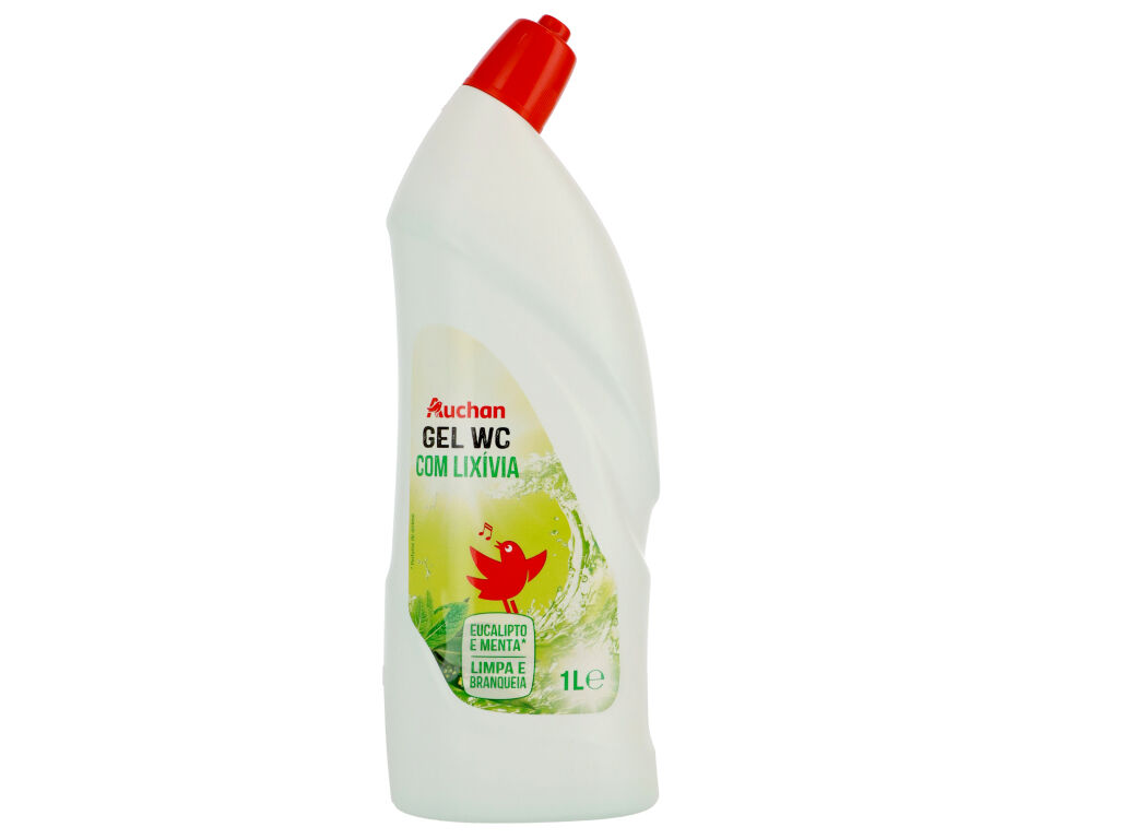 GEL AUCHAN SANIT&Aacute;RIO LIX&Iacute;VIA EUCALIPTO E MENTA 1L