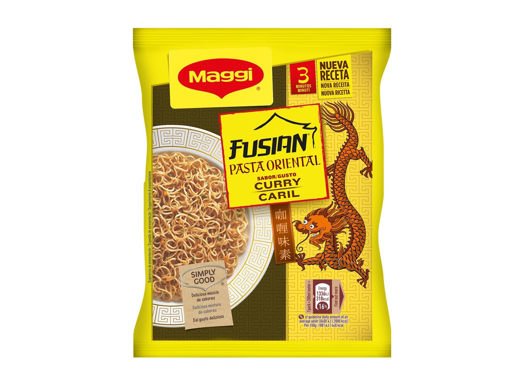 NOODLES MAGGI ORIENTAL CARIL 71G image number 1