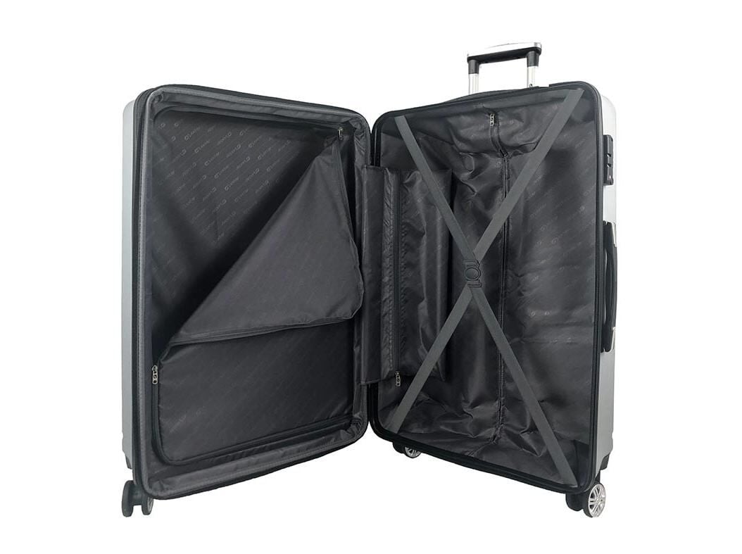 MALA DE VIAGEM M&Eacute;DIA R&Iacute;GIDA AIRPORT CINZENTO 8 RODAS 65CM image number 1