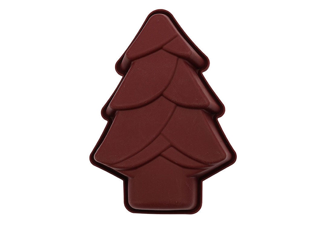 FORMA &Aacute;RVORE NATAL ACTUEL SILICONE VERMELHO 29.5X21CM