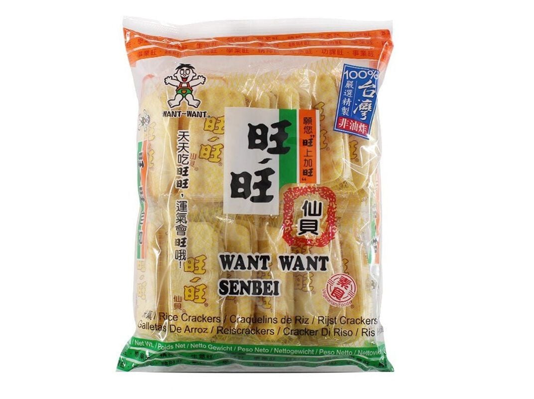 BISCOITOS DE ARROZ WANT WANT SENBEI 112G