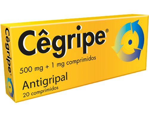 COMPRIMIDOS CEGRIPE 1MG+500MG 20UN image number 0