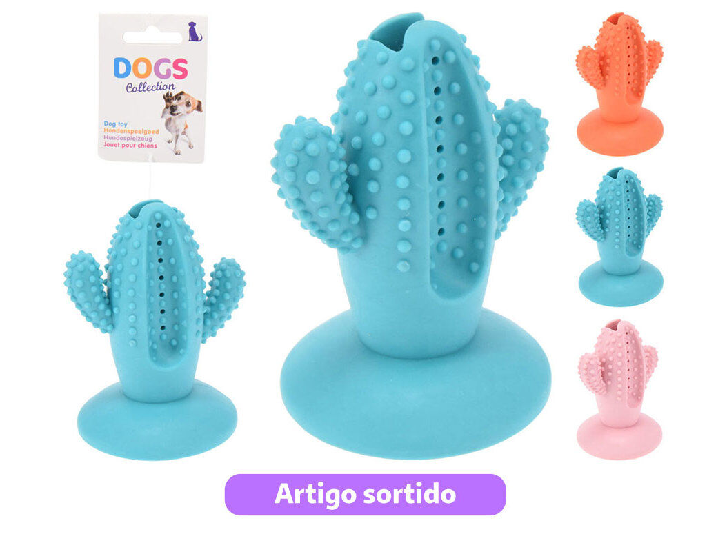BRINQUEDO C&Atilde;O DOGS COLLECTION CACTO 10.5X9.5X13.8CM CORES SORTIDAS image number 0