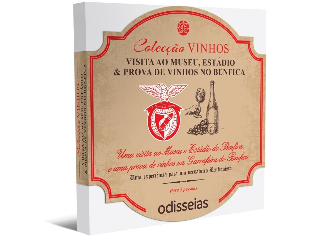 ENTRETENIMENTO ODISSEIAS SLB VISIT MUSEU + PROVA VINHO