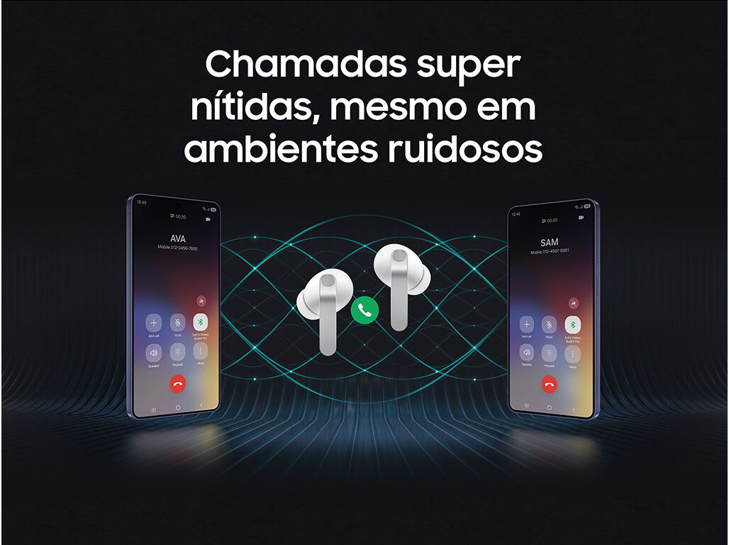 AURICULARES TWS SAMSUNG GALAXY BUDS4 PRO PRETO image number 4