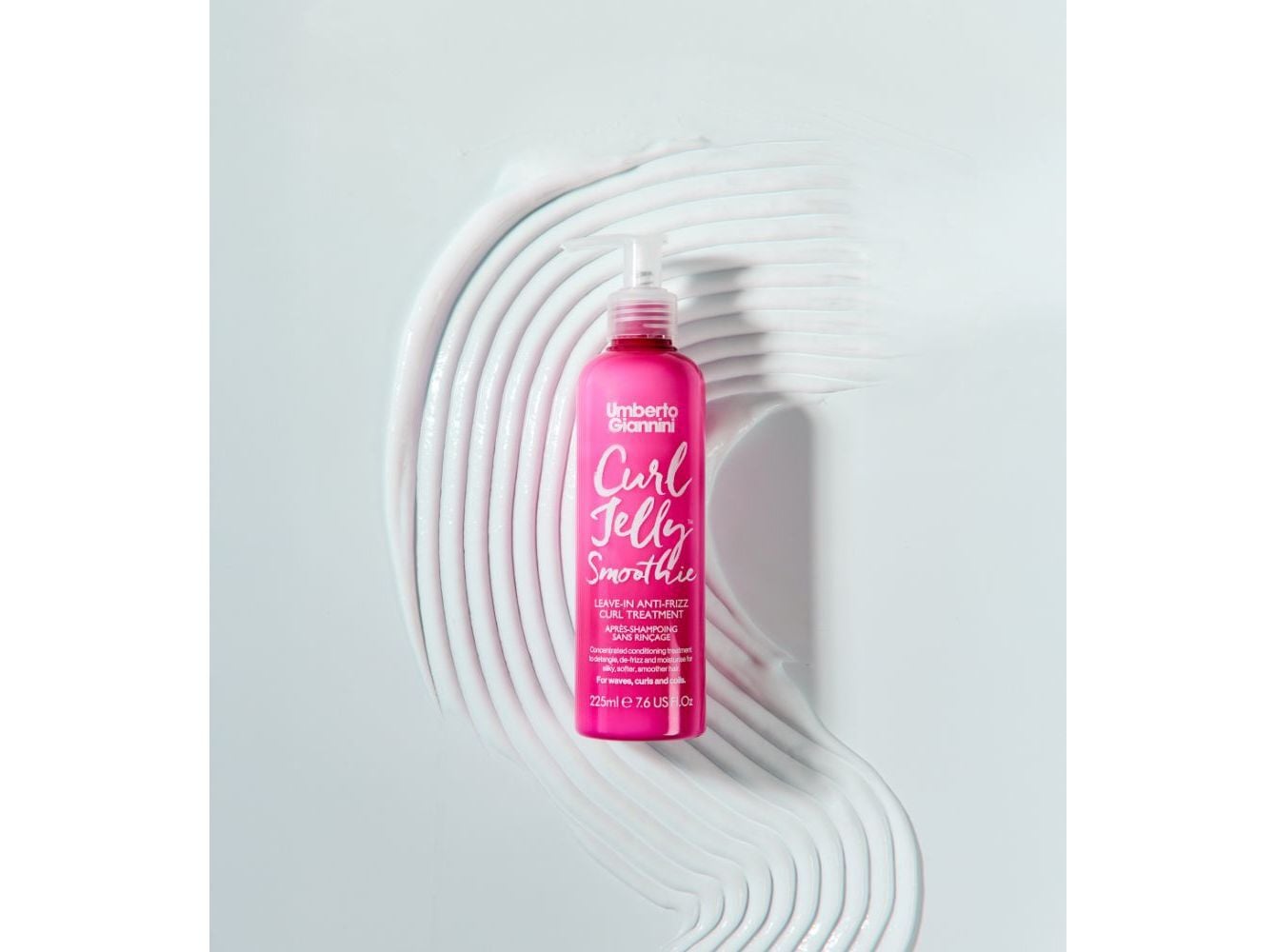 LEAVE IN UMBERTO GIANNINI CURL JELLY SMOOTHIE 225ML image number 1
