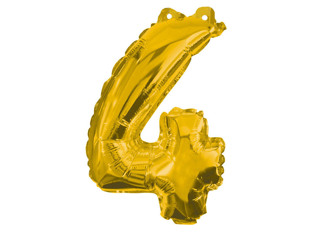 BAL&Atilde;O FOIL N&ordm; 4 DOURADO 32CM