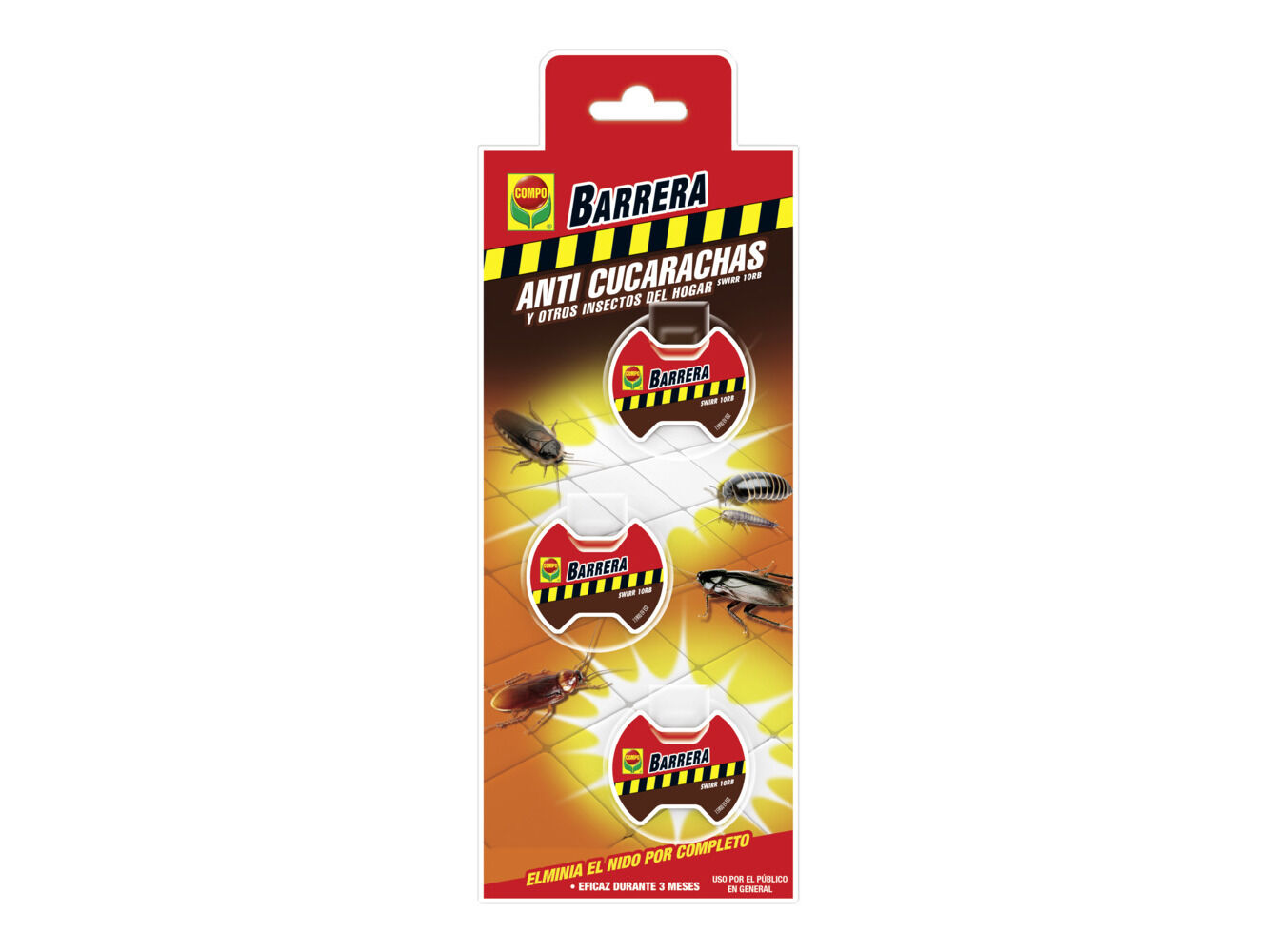 PESTICIDA COMPO ISCO BARATAS 3X4G image number 1