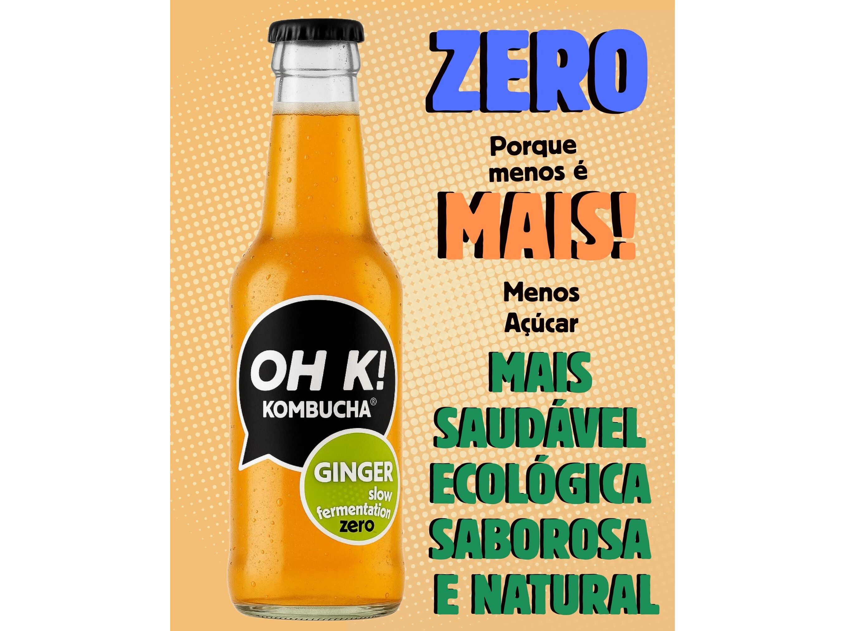 KOMBUCHA BIO OH K! GINGER (GENGIBRE LIM&Atilde;O) 330ML image number 3