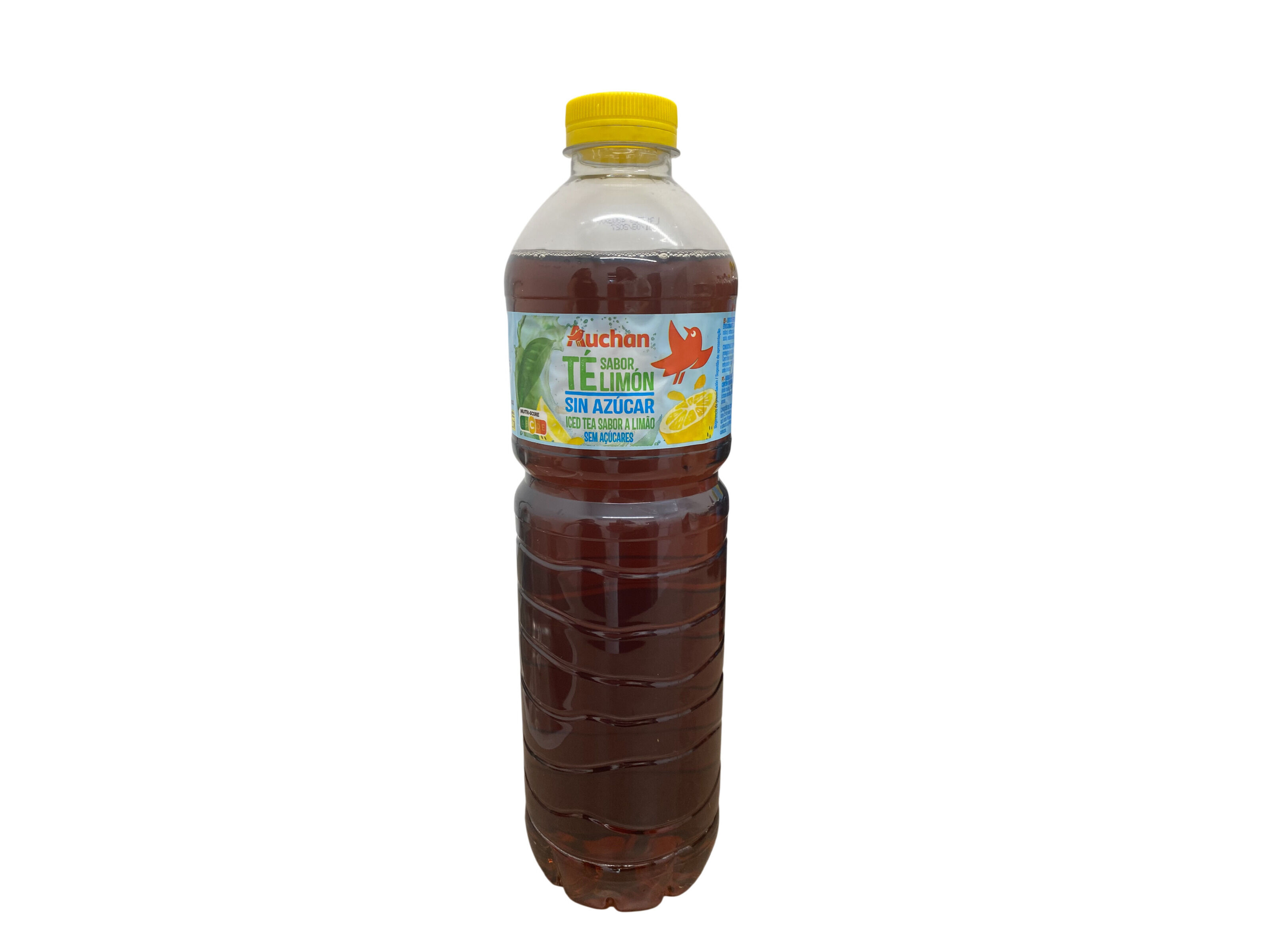 ICED TEA LIM&Atilde;O AUCHAN SEM A&Ccedil;&Uacute;CAR 1.5L image number 0