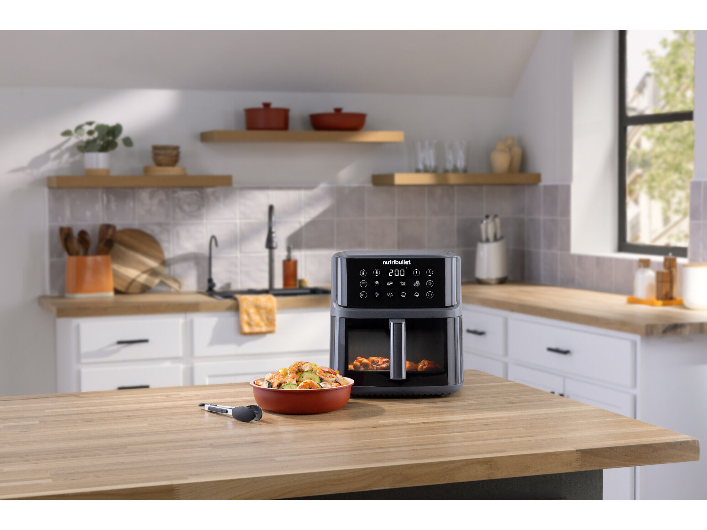 FRITADEIRA SEM &Oacute;LEO NUTRIBULLET NBA0811DG AIRFRYER 8L image number 5