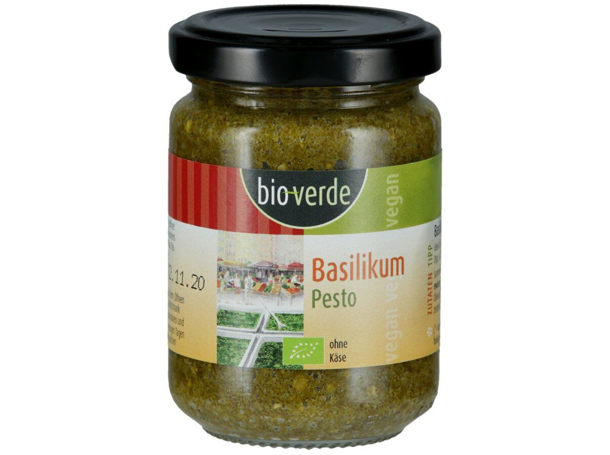 PESTO MANJERIC&Atilde;O BIO VERDE VEGAN 125G