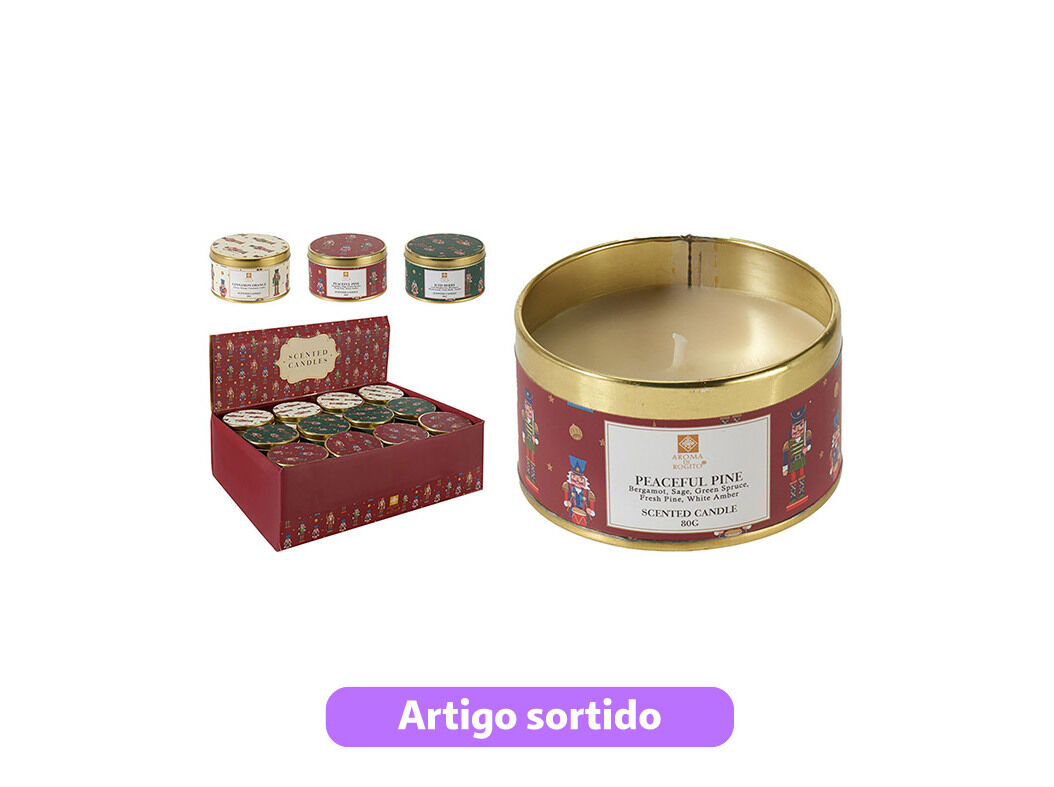 VELA PERFUMADA 75XH45MM MODELOS SORTIDOS