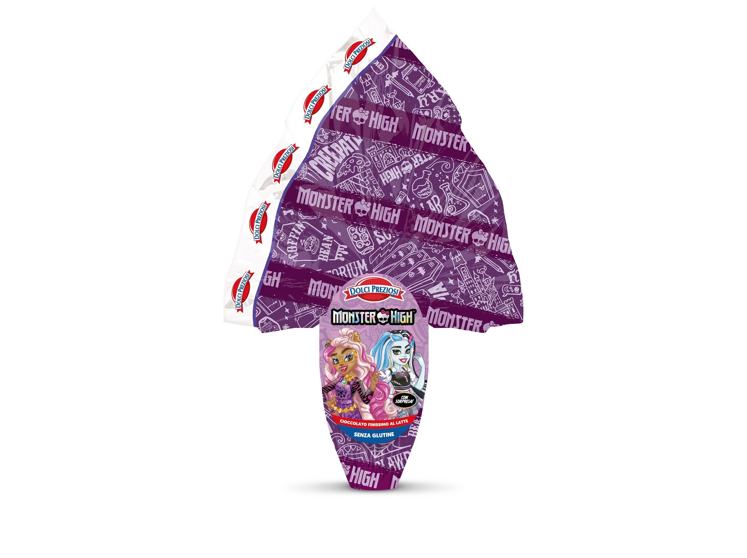 OVO CHOCOLATE DOLCI PREZIOSI MONSTER HIGH SEM GL&Uacute;TEN 150G image number 0
