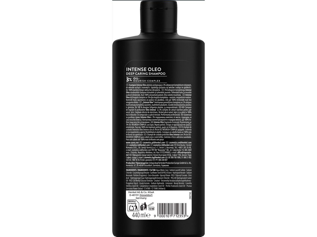 CHAMP&Ocirc; SYOSS OLEO INTENSE 440ML image number 1