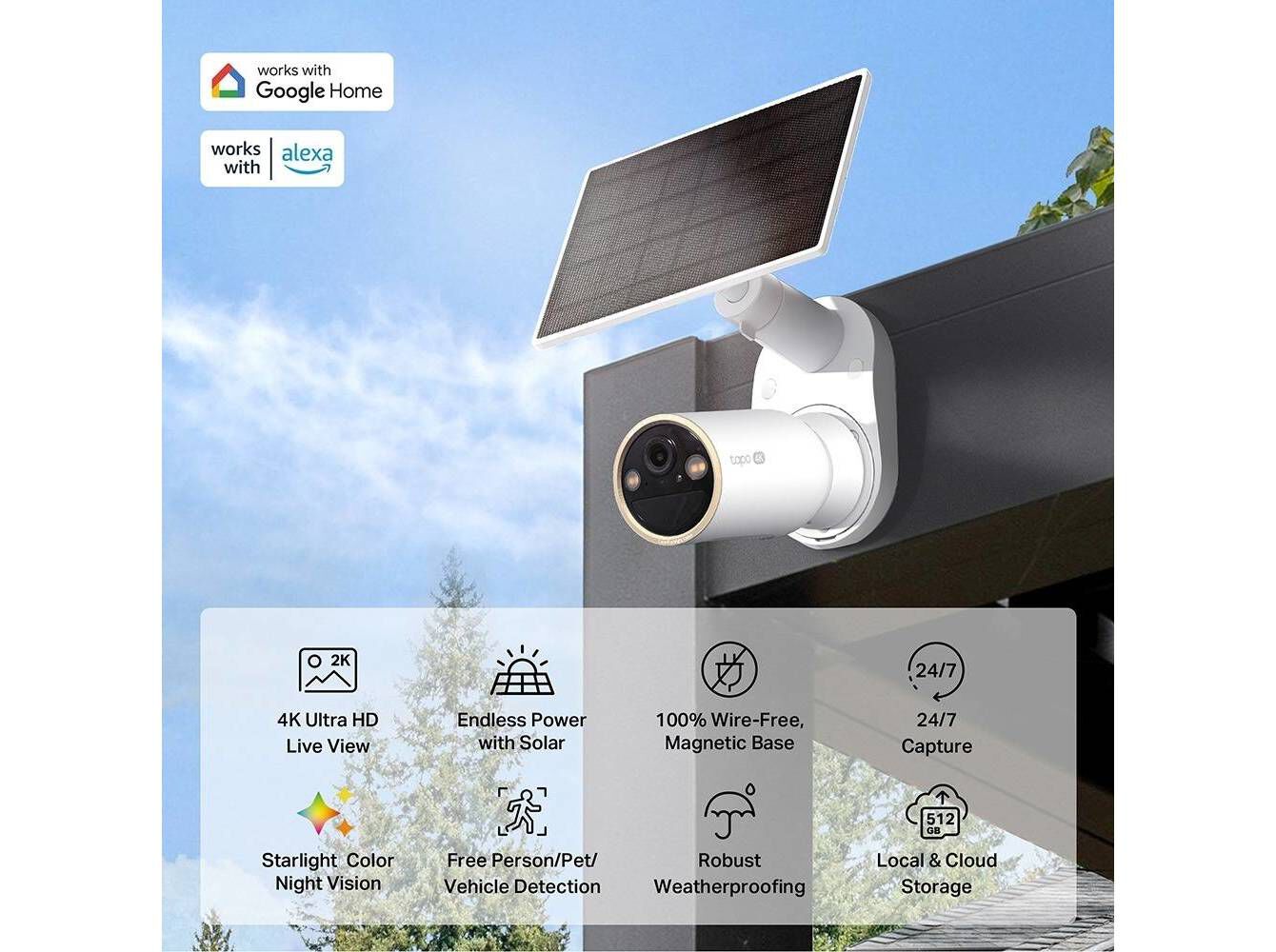 CAMARA TP-LINK EXTERIOR C/BATERIA TAPOC460KIT image number 1