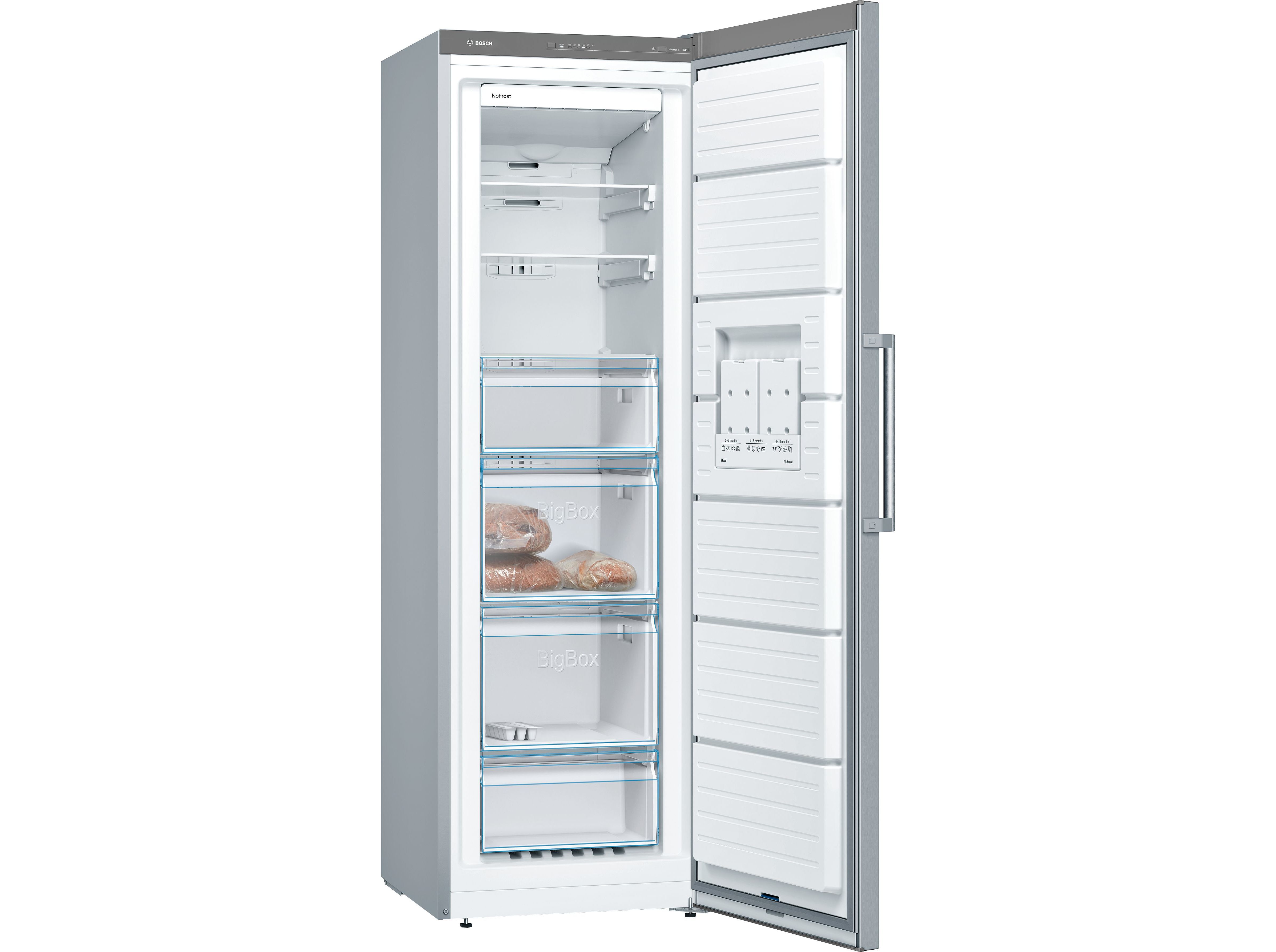 ARCA VERTICAL BOSCH GSN36VIEP INOX E 242L NO FROST image number 3