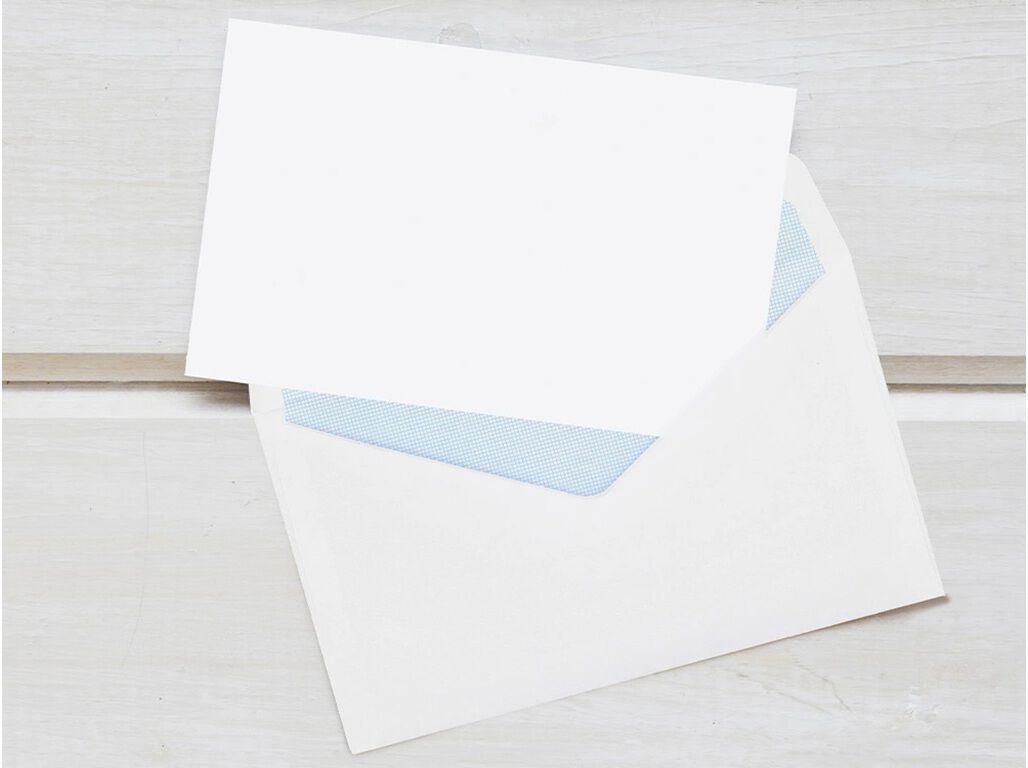 ENVELOPE ABA EM BICO LIDERPAPEL BRANCO 9.5X16.2CM 25 UNIDADES image number 3
